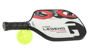 GAMMA LEGEND NeuCore Pickleball Paddle - White Dimensions